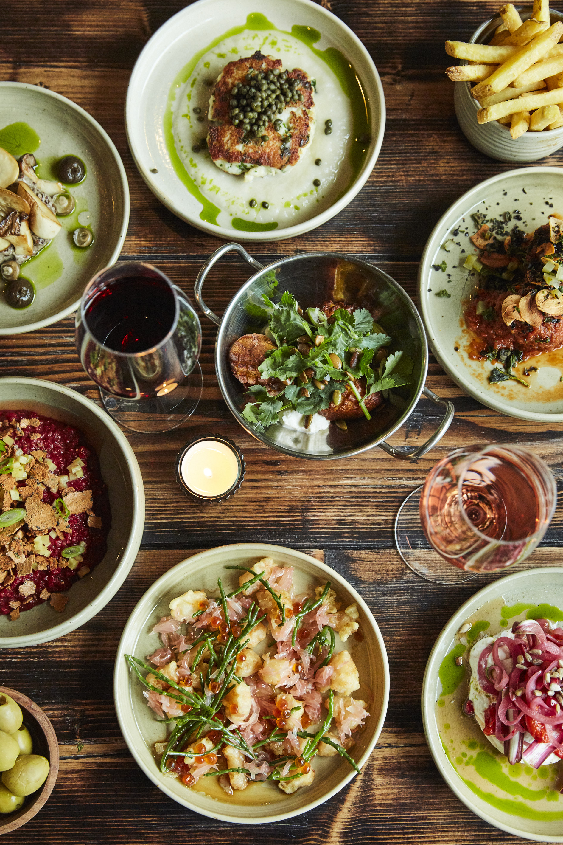 Small Plates of Food